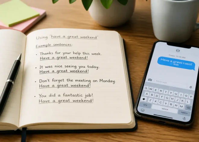 Have a Great Weekend: Meaning and Proper Use