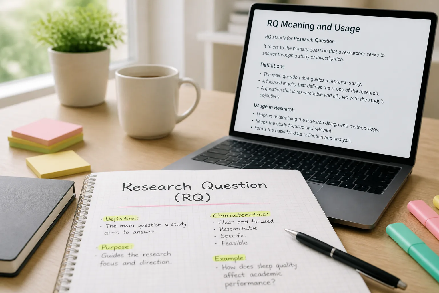 RQ Meaning: Definition & Usage