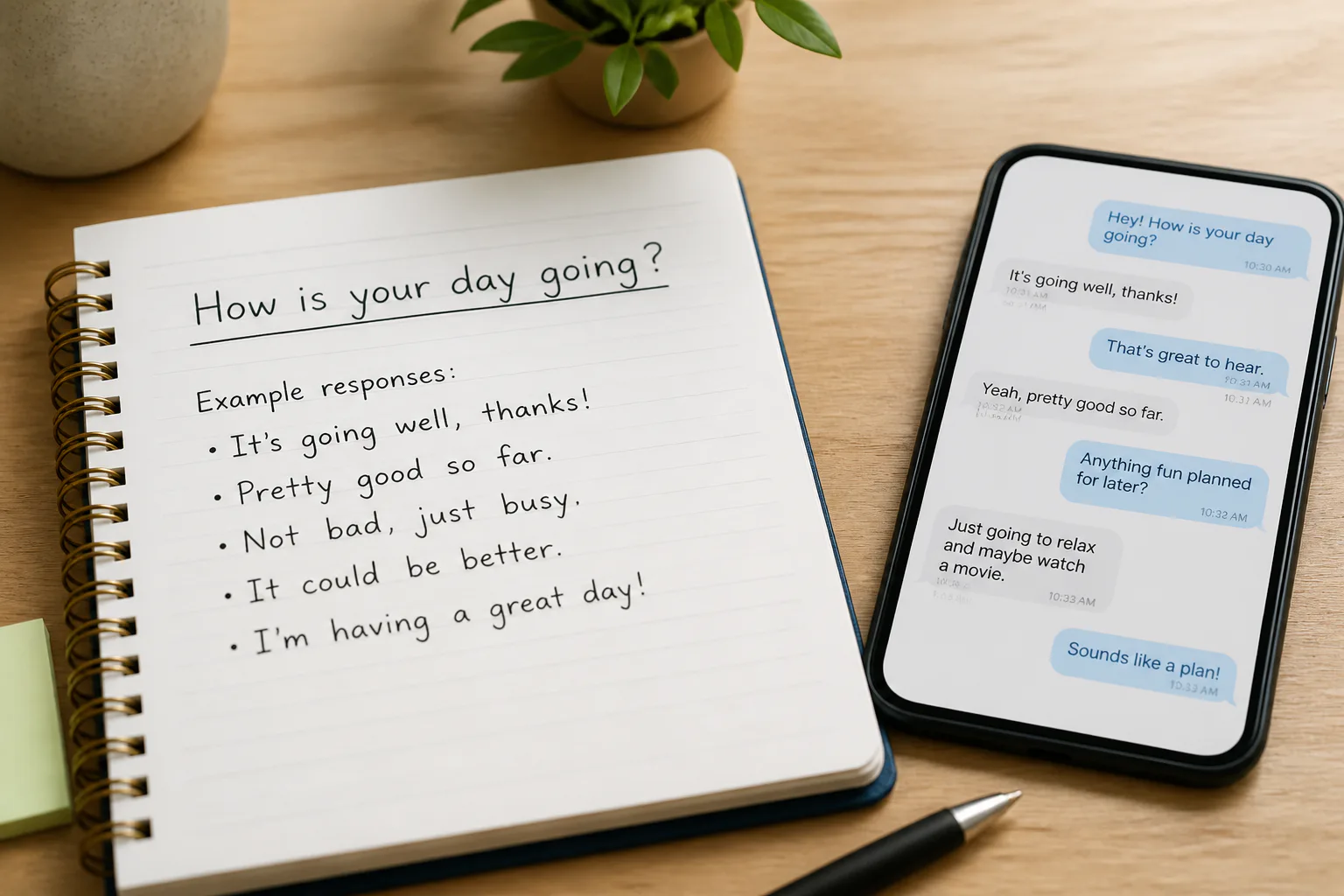 How Is Your Day Going: Meaning, Usage, and Responses in English