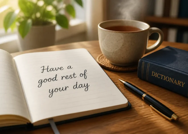 Have a Good Rest of Your Day: Meaning and Proper Use