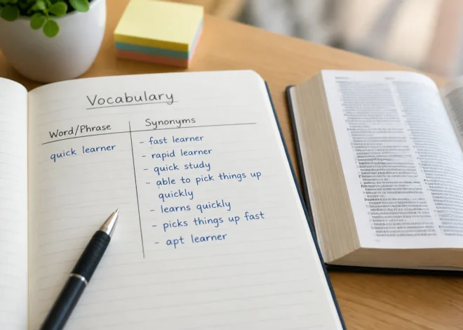 Quick Learner Synonym: Better Words to Use