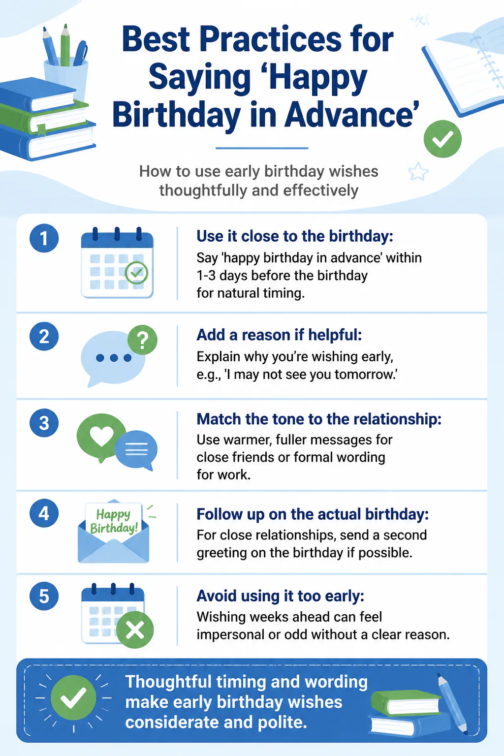 Best Practices for Saying 'Happy Birthday in Advance'