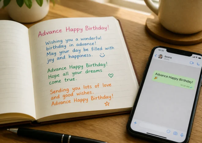 Advance Happy Birthday: Meaning and Correct Usage
