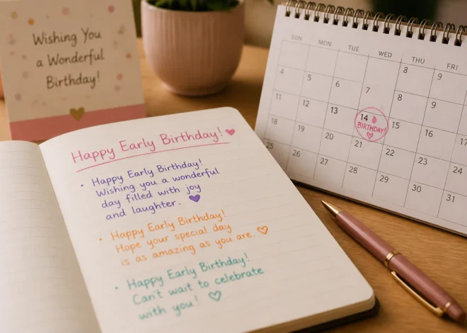 Happy Early Birthday: Usage and Etiquette