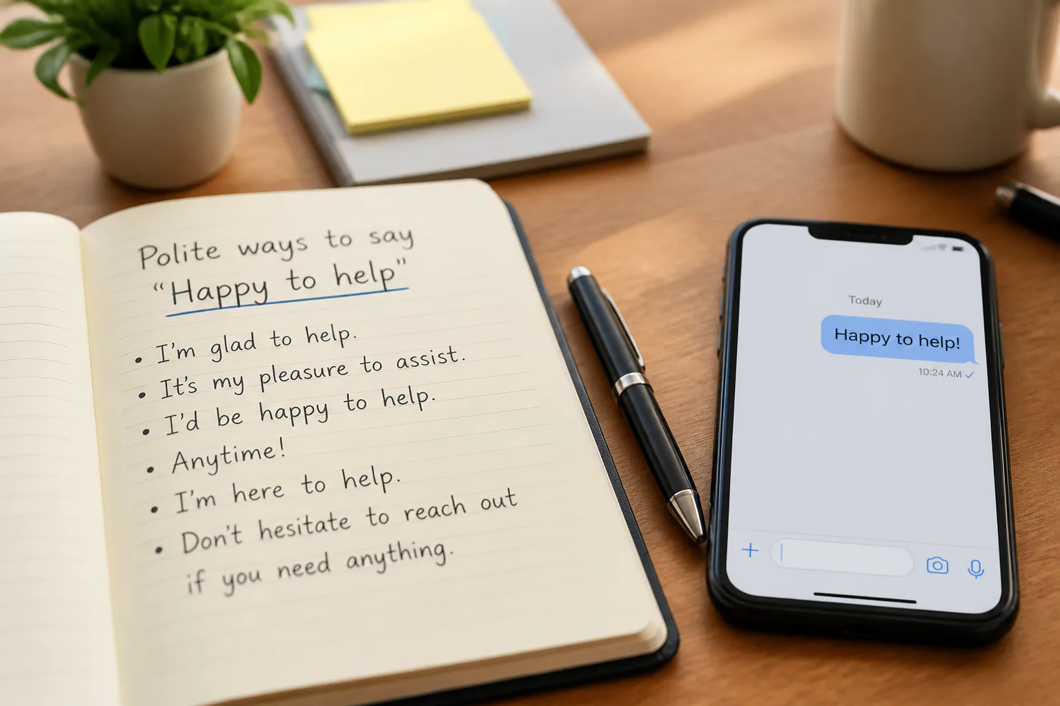 Happy to Help: Meaning and When to Use IT
