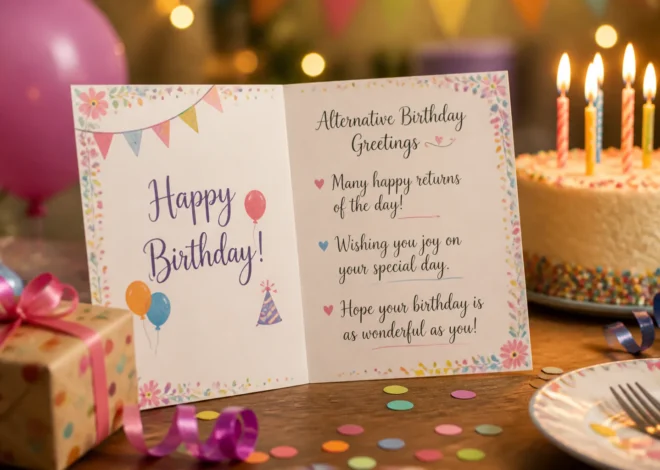 Other Term for Happy Birthday: Alternative Greetings That Fit