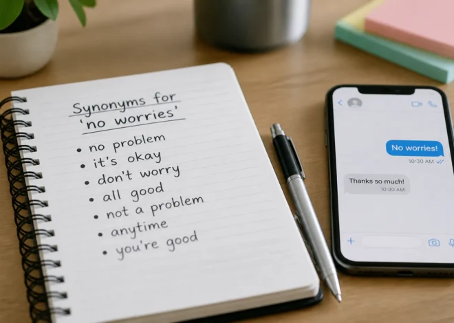No Worries Synonym: Meaning and Best Alternatives