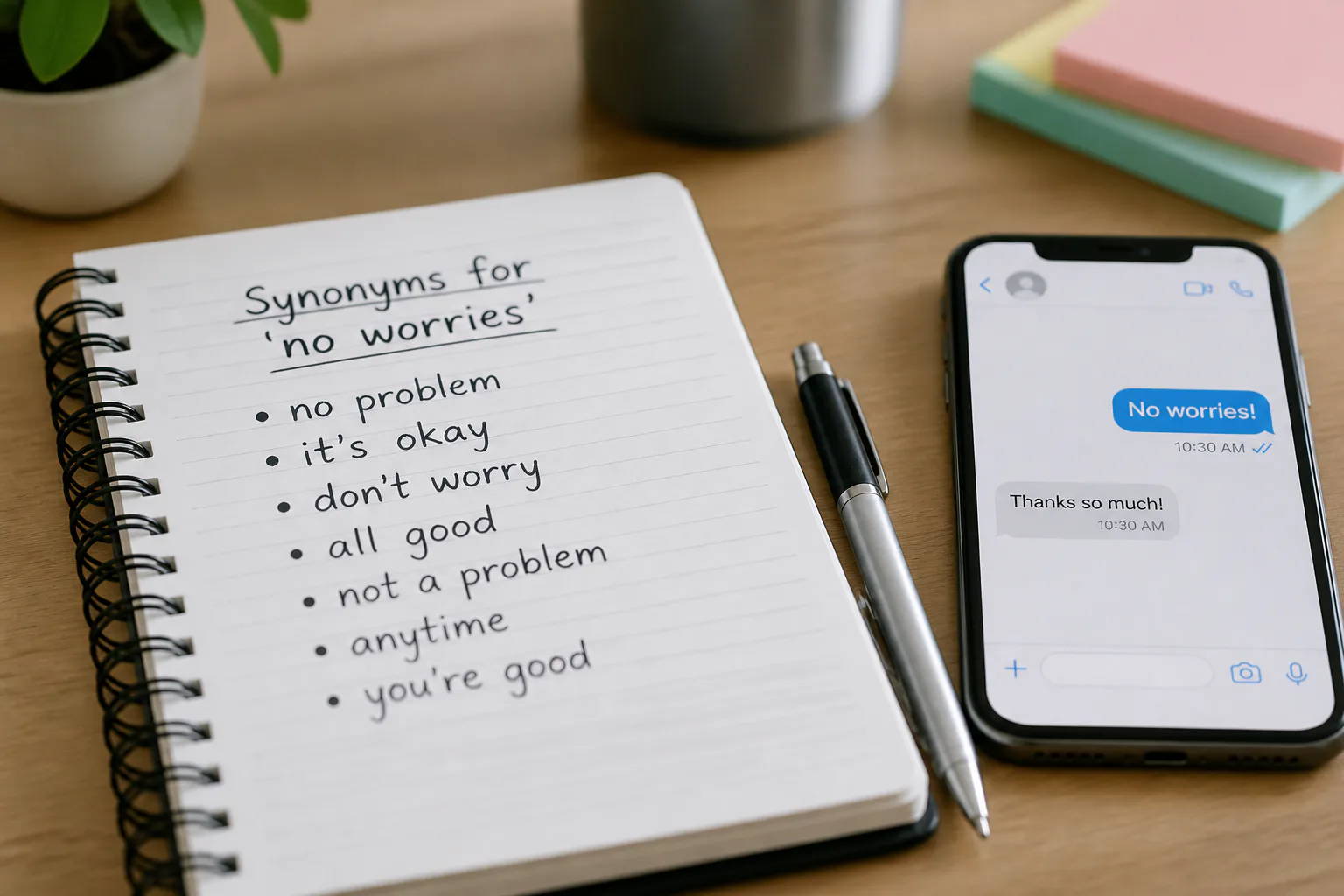 No Worries Synonym: Meaning and Best Alternatives