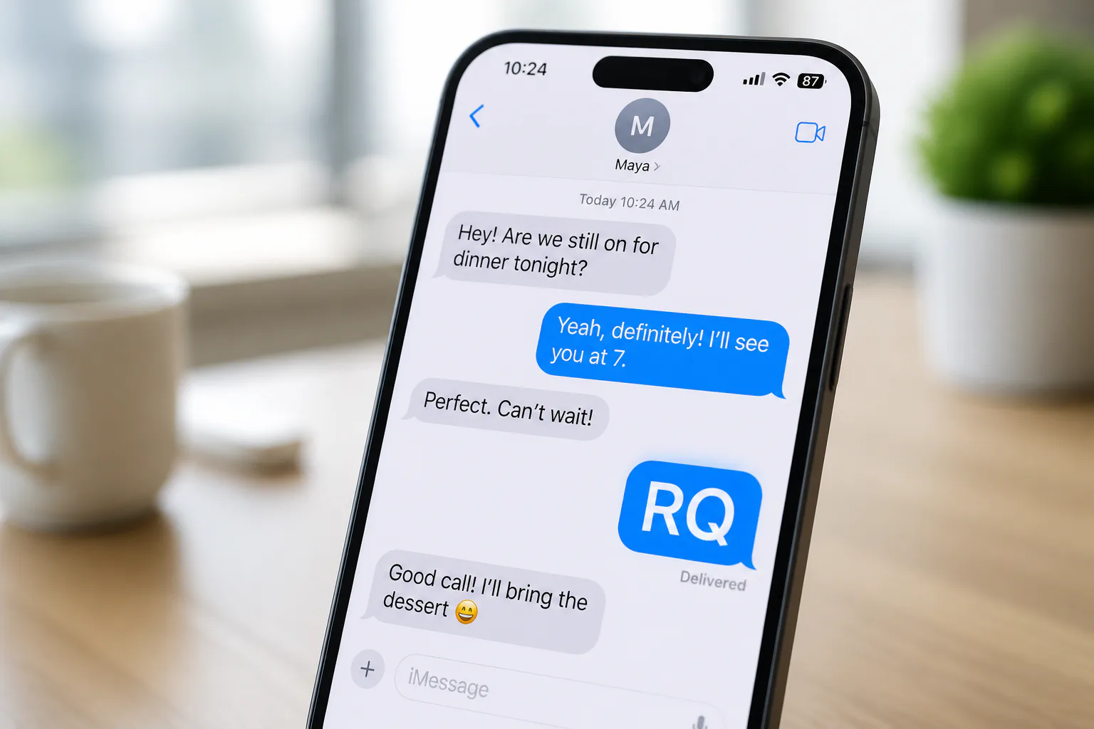 RQ Meaning in Text: Text & Chat Uses