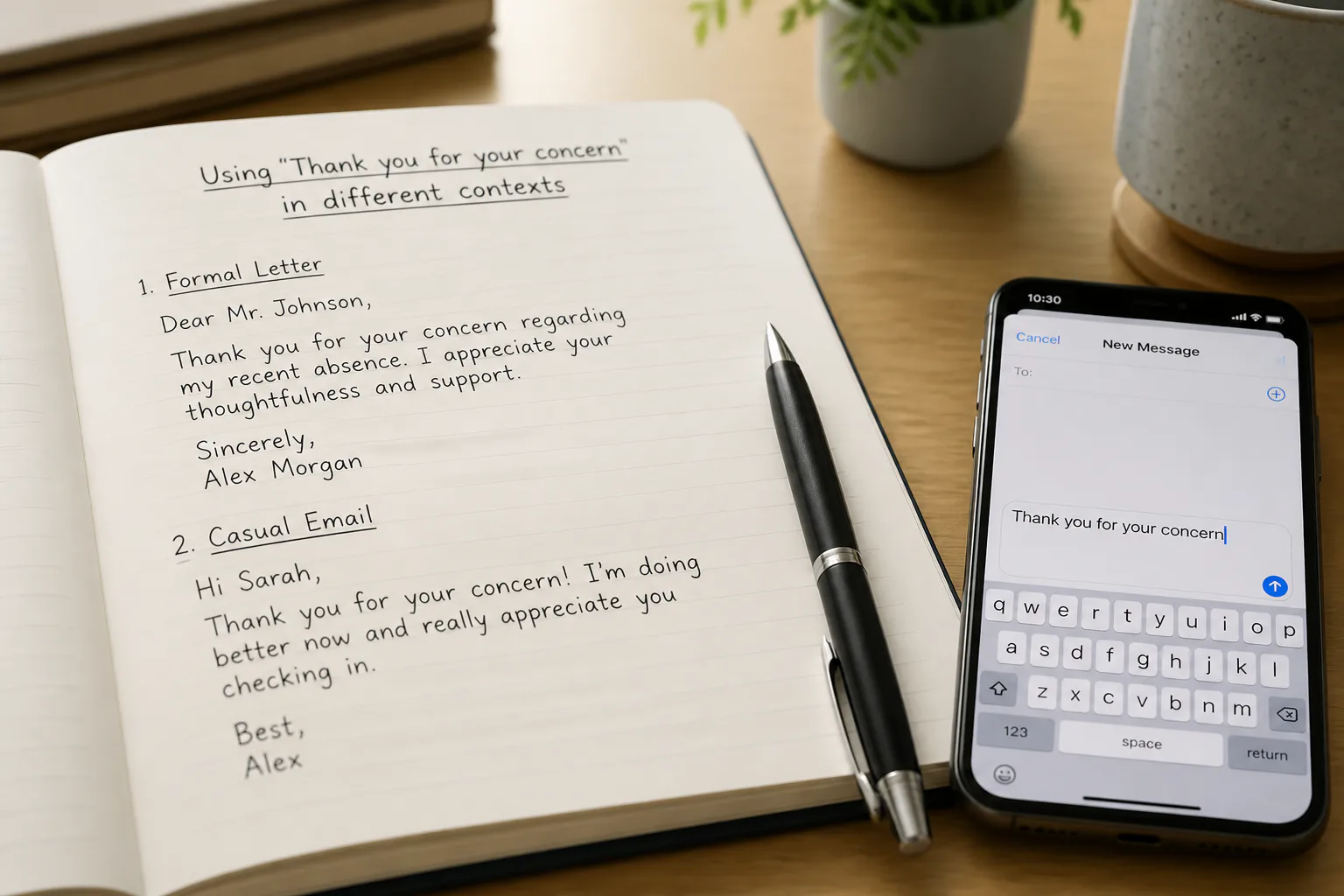 Thank You for Your Concern: Meaning and Proper Usage