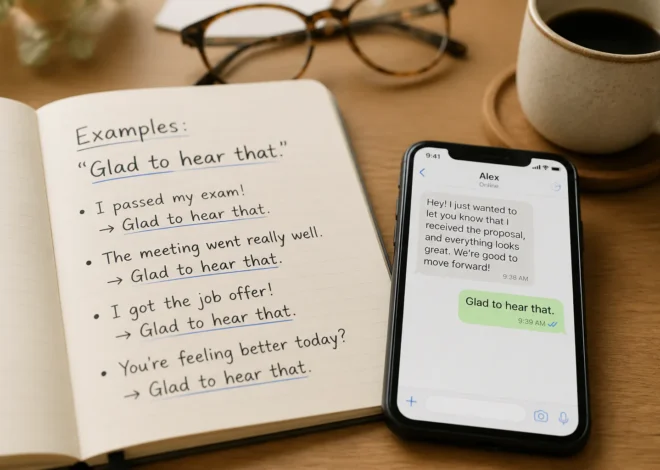 Glad to Hear That: Meaning, Usage, and Examples in American English