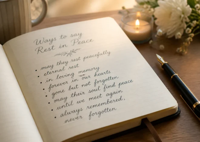 Rest in Peace Synonym: Respectful Alternatives and Usage