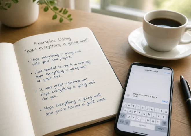 Hope Everything Is Going Well: Meaning and Proper Usage