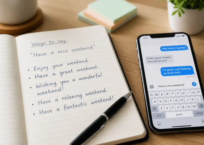 Have a Nice Weekend: Meaning and Proper Use