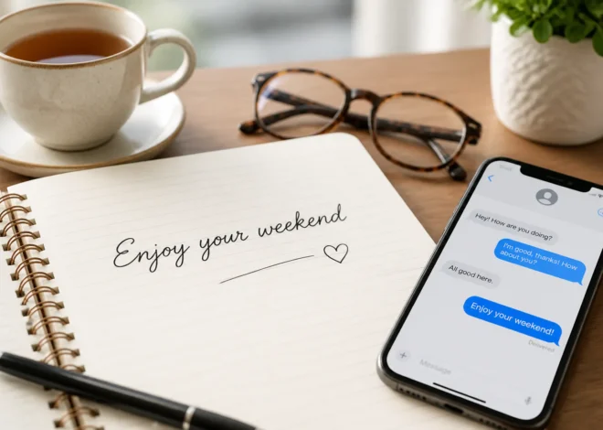 Enjoy Your Weekend: Meaning and Polite Usage