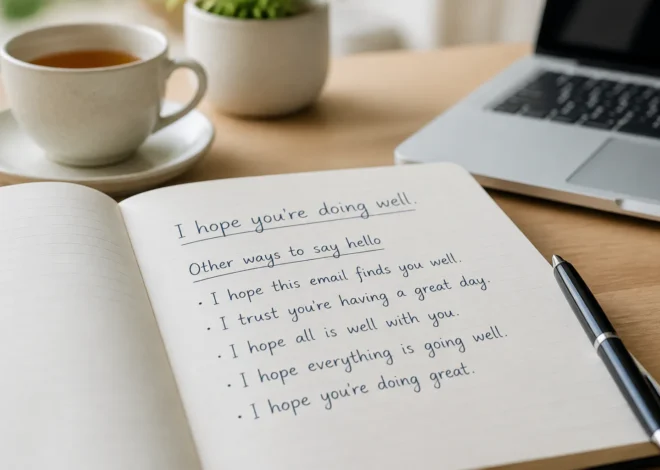 I Hope You’re Doing Well Meaning: Definition & Usage