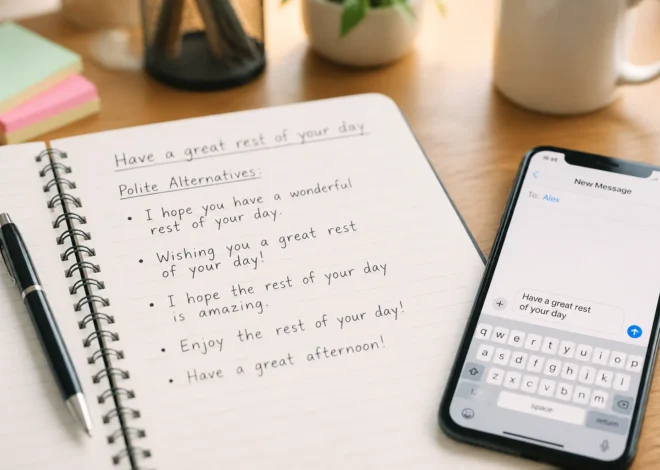Have a Great Rest of Your Day: Meaning, Tone, and Usage