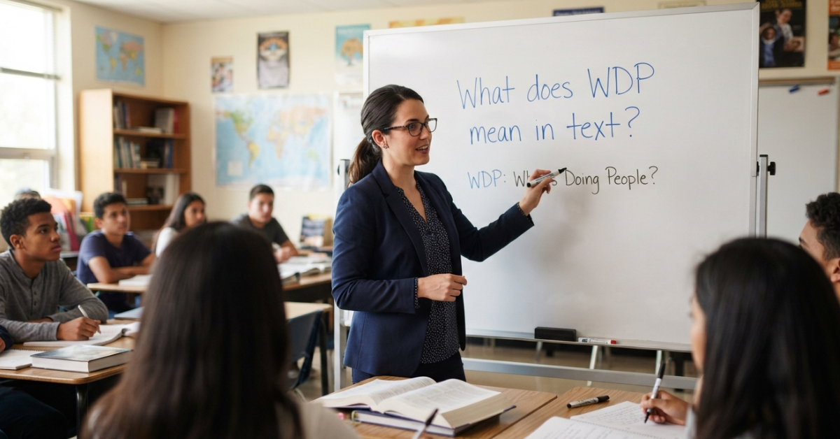 What Does WDP Mean in Text? Meaning Explained