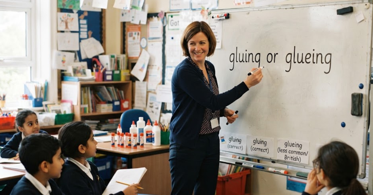 Gluing or Glueing: Which Spelling Is Correct?
