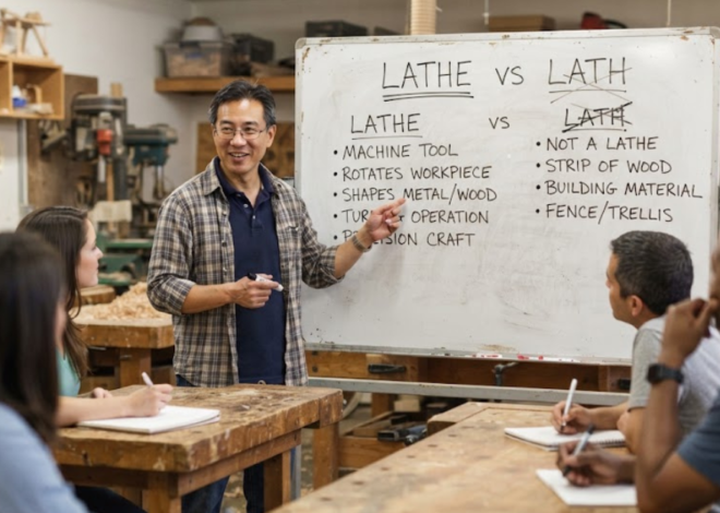 Lath vs Lathe: Meaning, Spelling, and Differences