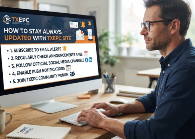 How to Stay Always Updated With TXEPC Site