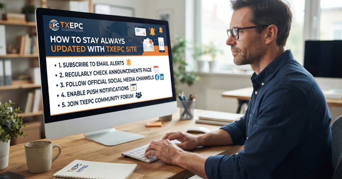 How to Stay Always Updated With TXEPC Site