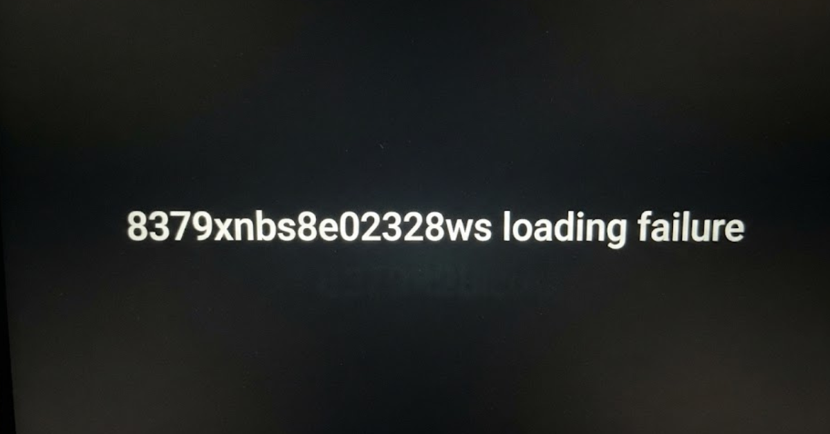 8379xnbs8e02328ws Loading Failure: Causes and Fixes