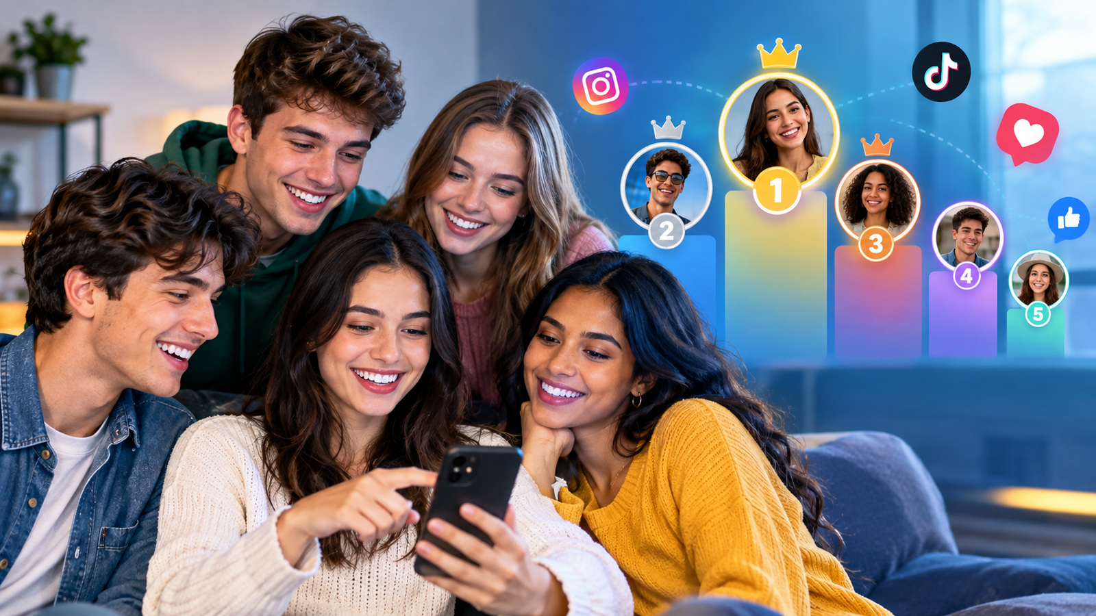 Decoding Your Friend Rankings on Social Media