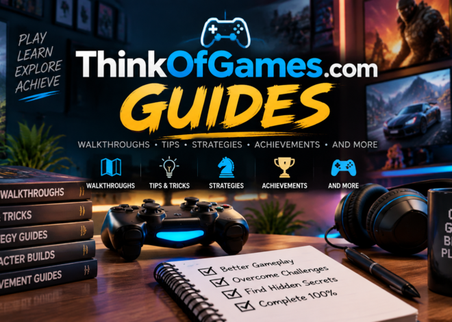 ThinkOfGames com Guides: Complete Guide to Gaming Walkthroughs, Tips, and Strategies