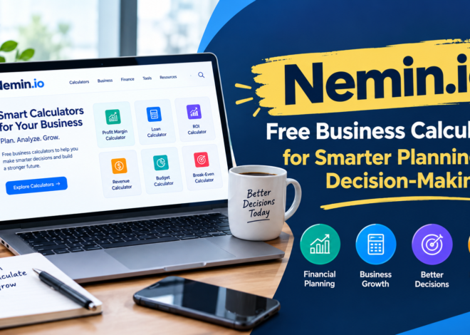 Nemin.io: Free Business Calculators for Smarter Planning and Decision-Making