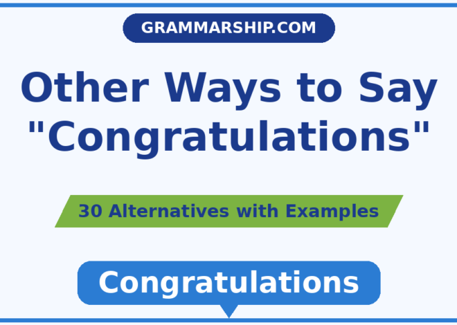 30 Other Ways to Say “Congratulations” (With Examples)